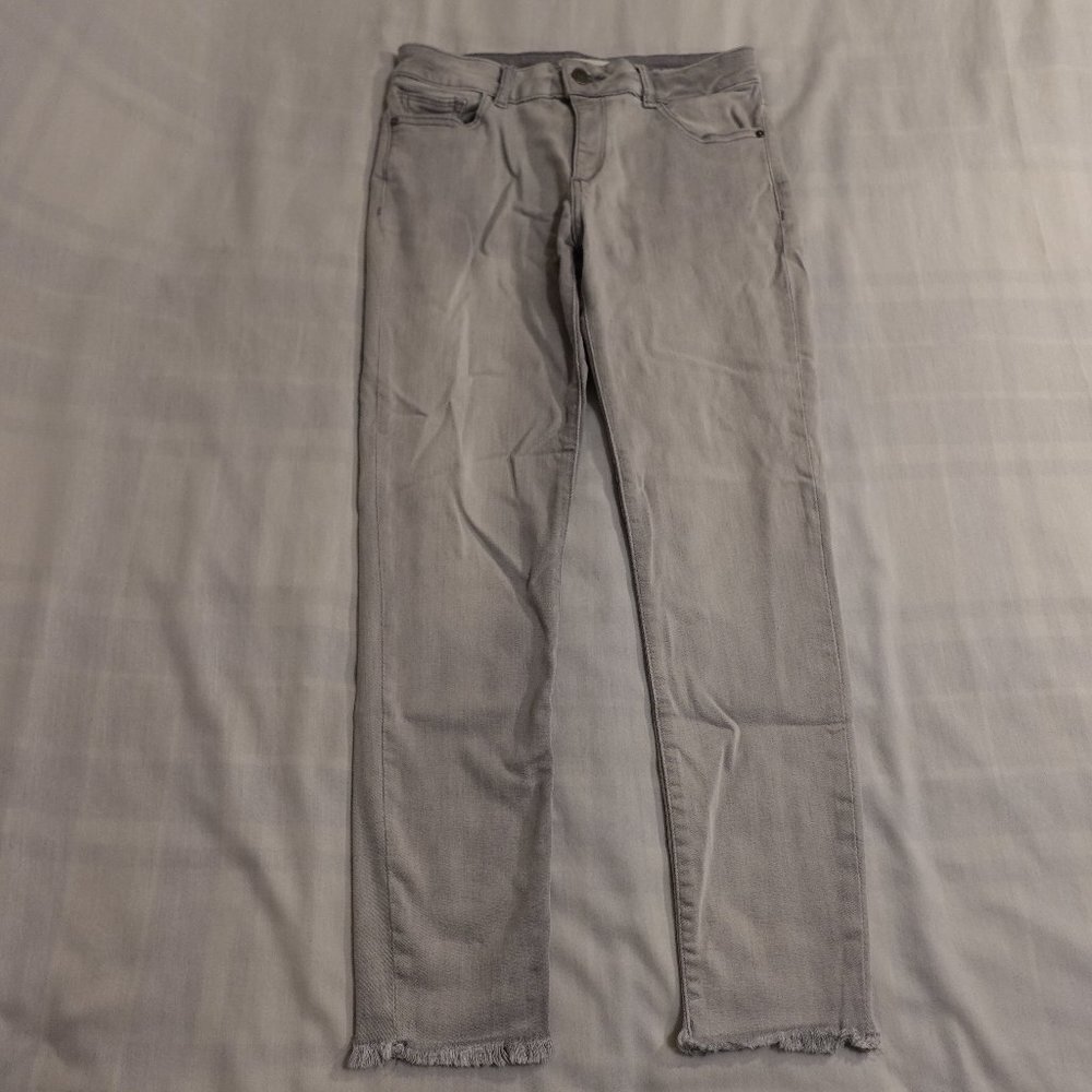 DL 1961 jeans Instasculpt Cropped women's 28 light gray Florence